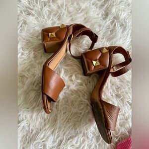 Valentino block heel sandal